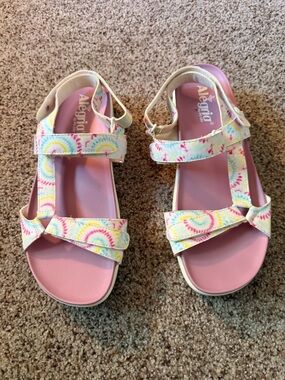 Alegria Adjustable Backstrap Sandals Henna tie-dye Size 41